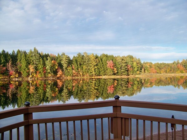 Lake view from deck