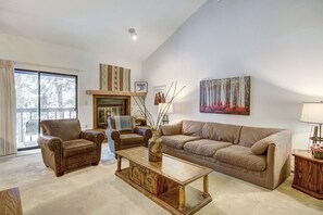 Living Area - Peak One 206 - Frisco Vacation Rental