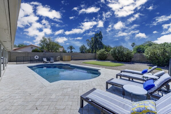 Pool is Heated with Gas Hybird