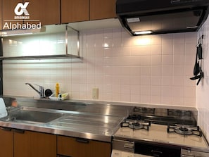 As it is an apartment type room, you can use a larger kitchen.