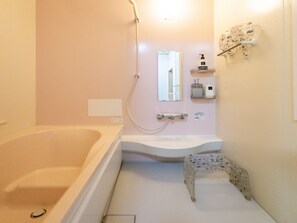 Automatic hot water bathroom