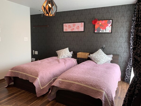 House has 3 separate private rooms in total