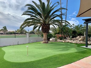 New putting green