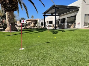 New putting green