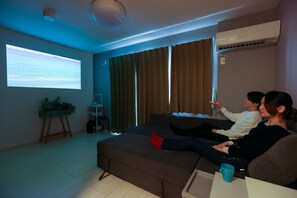 Sofa & double bed