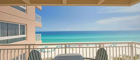 Incredible Beach Views From The Balcony!