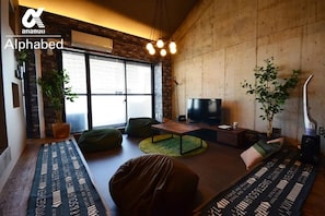 Please enjoy in a large living room