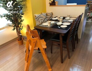 Chairs for children are also available