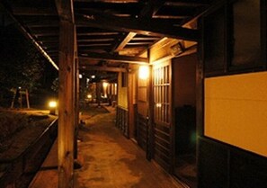 Hallway to the main building