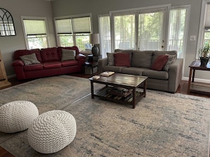 Plenty of seating to watch TV