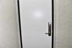 When you open the door of D, there is a second door