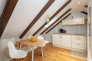 Kitchen with dining area