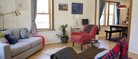 Huge front living room.