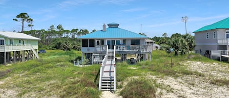 Beachside Exterior with Private Boardwalk
