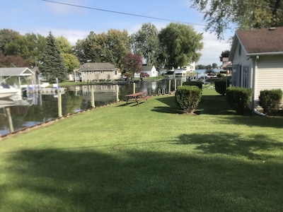 Canal home off St Clair River near Algonac State Park