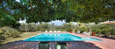 Terrazza,Vista piscina