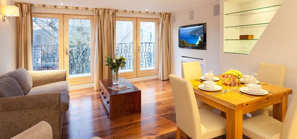 Living Area leading to Balcony