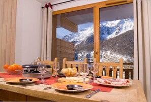 Share meals and laughs at the dining table.