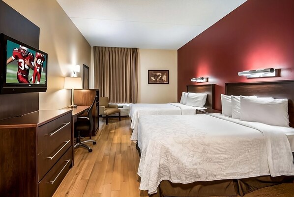 2 Double size beds; perfect for your vacation!
