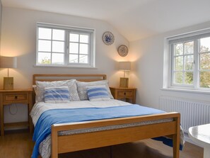 Comfortable double bedroom | Purbeck Apartment, Chideock