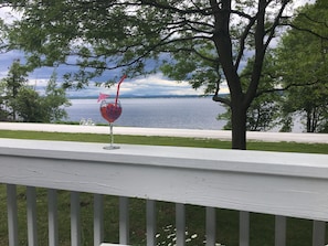 Cocktails on porch