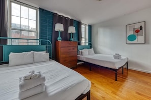 Spacious bedroom #1 with 2 Queen size bed