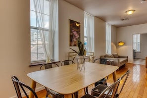 Large dining table for home made meals
