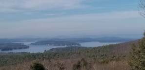View off back deck on overcast day.