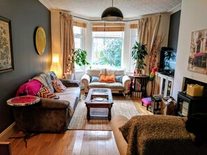 This is just the living room part of the large open plan downstairs