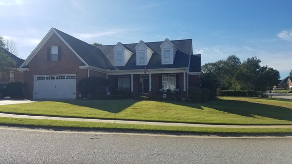 Corner Lot with lots of parking