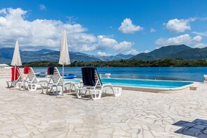 Private Pool with Sun Lounge Chairs 