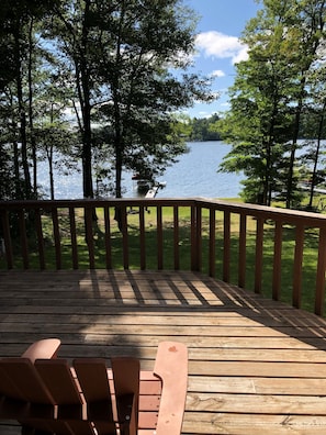 Lake view from deck