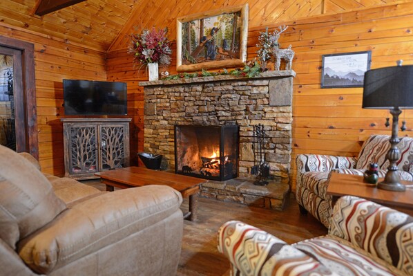 Living Room. Kitchen is behind you, dining room to the right.