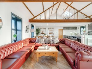 Open plan living space | North Plain Barn - North Plain Farm, Bowness-on-Solway