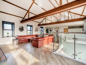 Open plan living space | North Plain Barn - North Plain Farm, Bowness-on-Solway