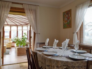 Elegant dining area | Rowan Cottage, Aviemore