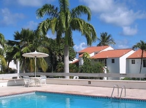 Villa is next to Cluster 2 Rio Mar pool. Also has Beach club pool