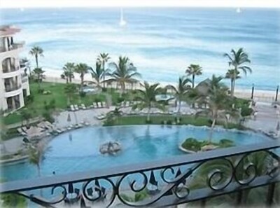 View of Pool from Our Balcony