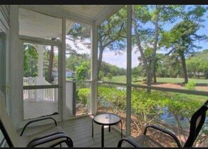 Screened in porch