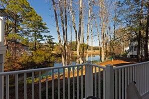 View of golf course and lagoon