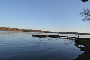 Community Fishing/Boating Dock 500 yards behind house
