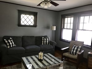 Cozy TV room.