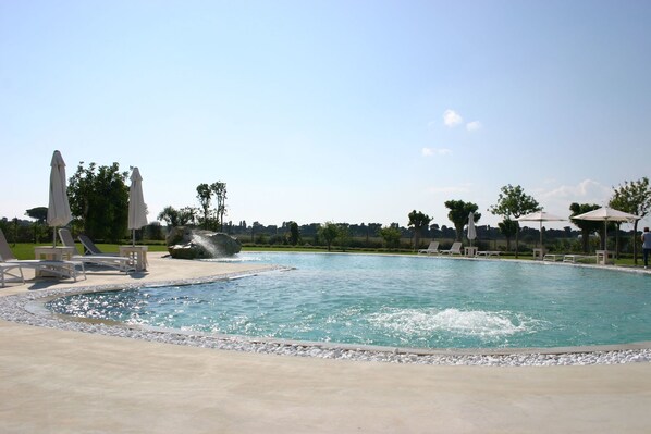 Schwimmbad, Wasser, Eigentum, Resort, Wasservorräte, Urlaub, Palme, Baum, Freizeit, Sommer