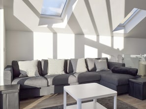 Comfortable seating within living area | Waterside Lodge Sixteen - Ashgrove Country Park, Elland