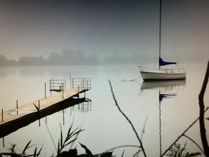 One of three docks available to use for watercraft or just fishing off the docks