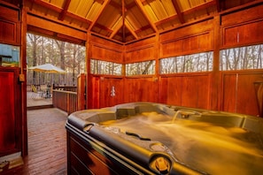 Bubbelpool inomhus