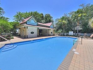 Resort pool for guests! Great lounging and spending time with family and friends.