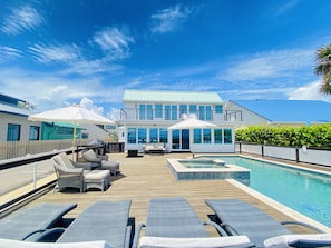 Sand Dollar Cottage Private Pool Area 