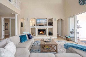 A Fire Place And Smart TV Is Available For Your Entertainment