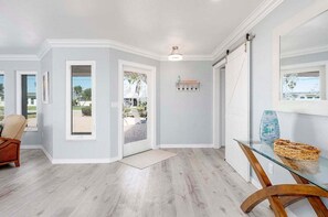 Welcome To Riverview Entrance from Inside the Home